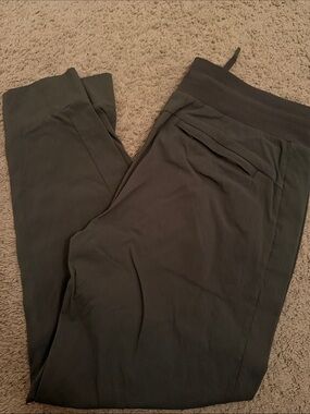 Athleta Olive Green Drawstring Track Pants